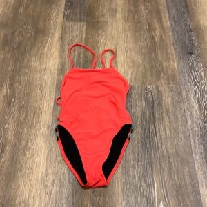 Pink Jolyn Cheeky Tie Back J Onesie